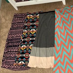 NWOT Bundle of 4 long skirts!